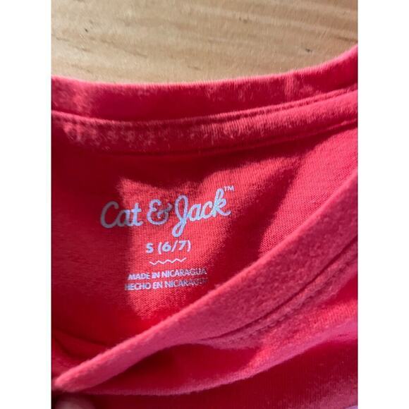 Girls Cat & Jack Red Popsicle T-shirt. Short Sleeve. Size S (6/7)Bomb-pop!Summer - Picture 2 of 3